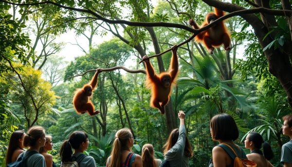 Mahasiswa Terlibat dalam Proyek Konservasi Orangutan