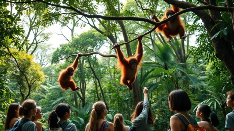 Mahasiswa terlibat dalam proyek konservasi orangutan