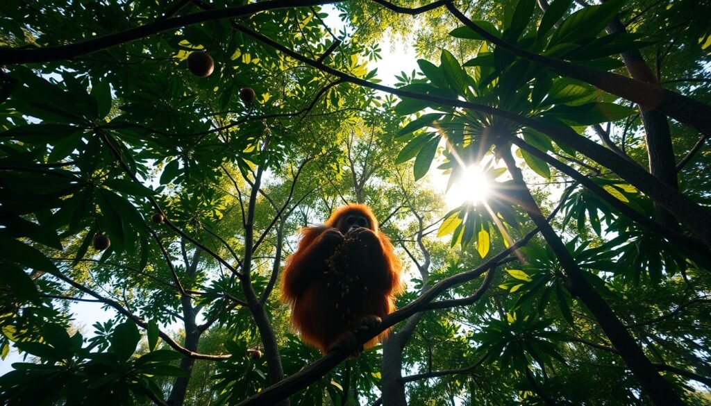 Orangutan dan Penyebaran Benih