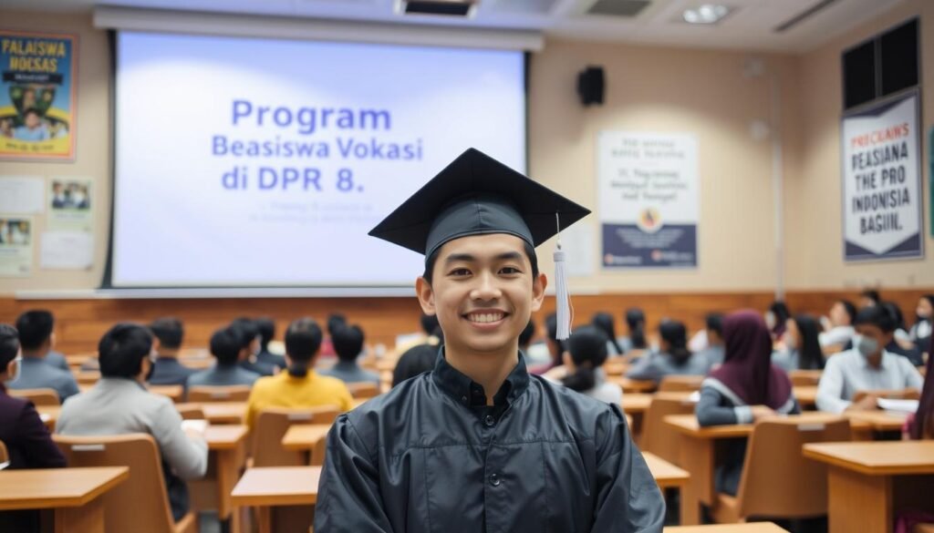 program beasiswa vokasi di DPR