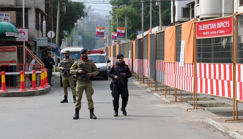 Keamanan yang diperketat di Kashmir akibat ancaman militansi Keamanan yang diperketat di Kashmir akibat ancaman militansi