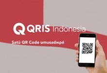 Logo QRIS Indonesia dengan tagline Satu QR Code untuk Semua Pembayaran