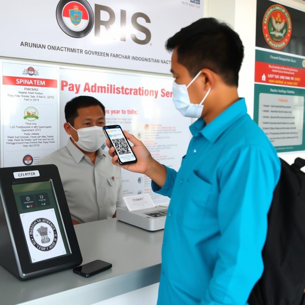 QRIS untuk pembayaran layanan pemerintah QRIS untuk pembayaran layanan pemerintah